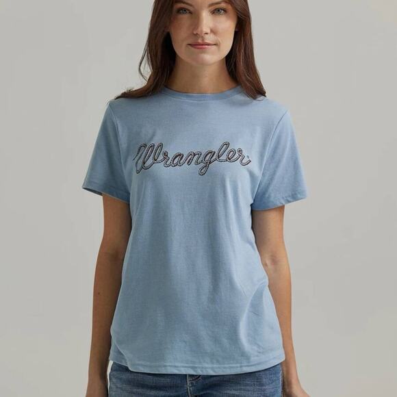 NWT Wrangler Retro short-sleeve rope logo tee - Picture 1 of 7